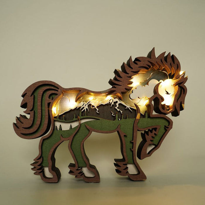 Horse Carving Handcraft Gift