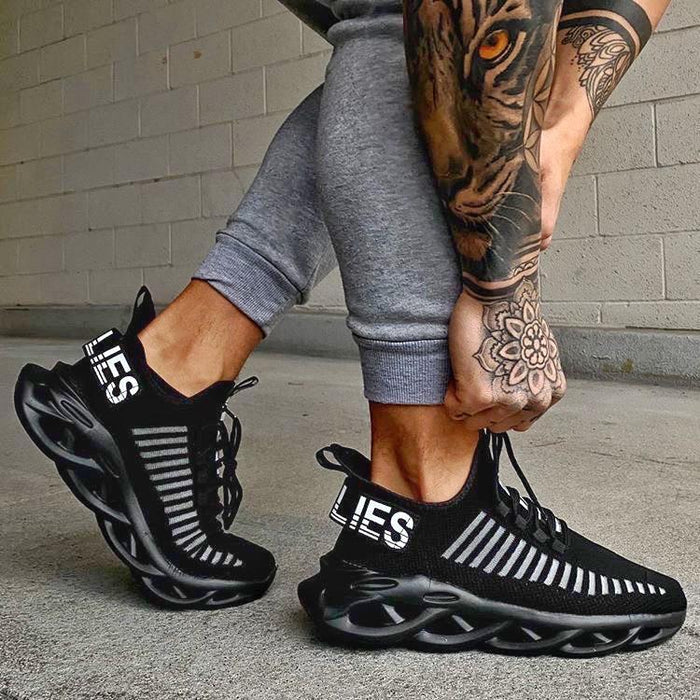 Men's Black Foot Pace Sneaker