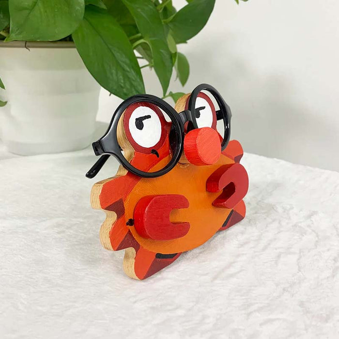 Handmade Glasses Stand Lovely Crab