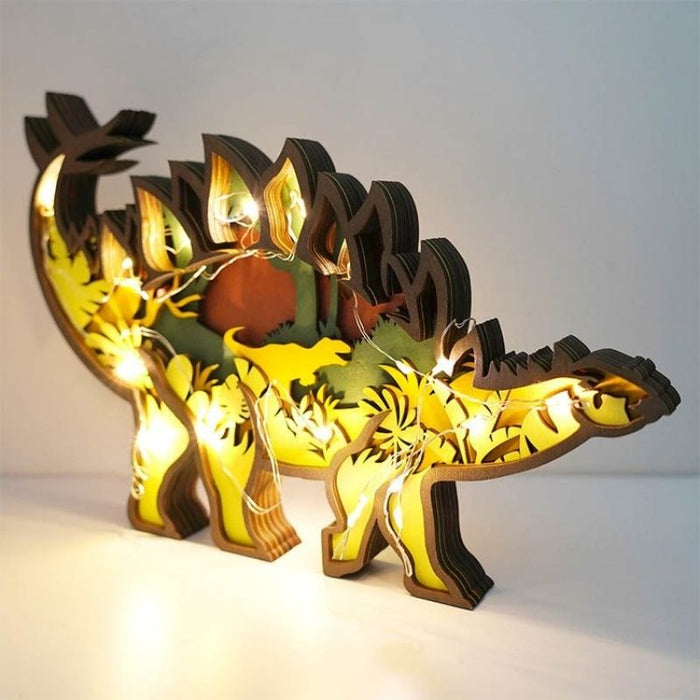 Dinosaur Carving Handcraft Gift