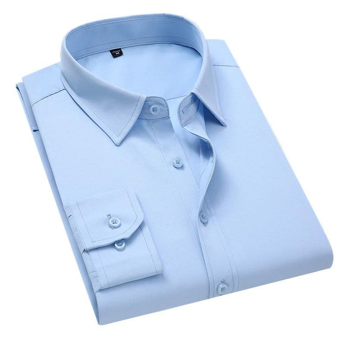 Men's Light Blue Classic Dress Shirt