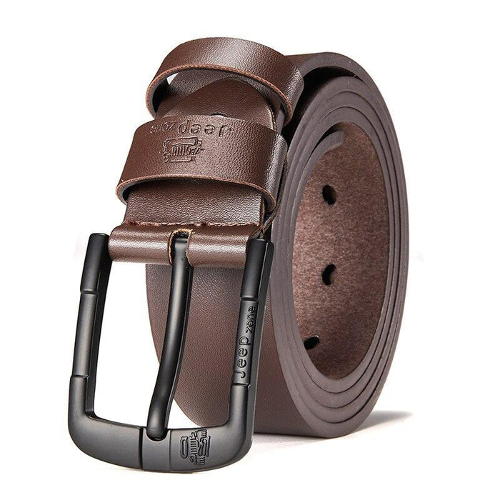 Men's Brown Leather Houston Belt