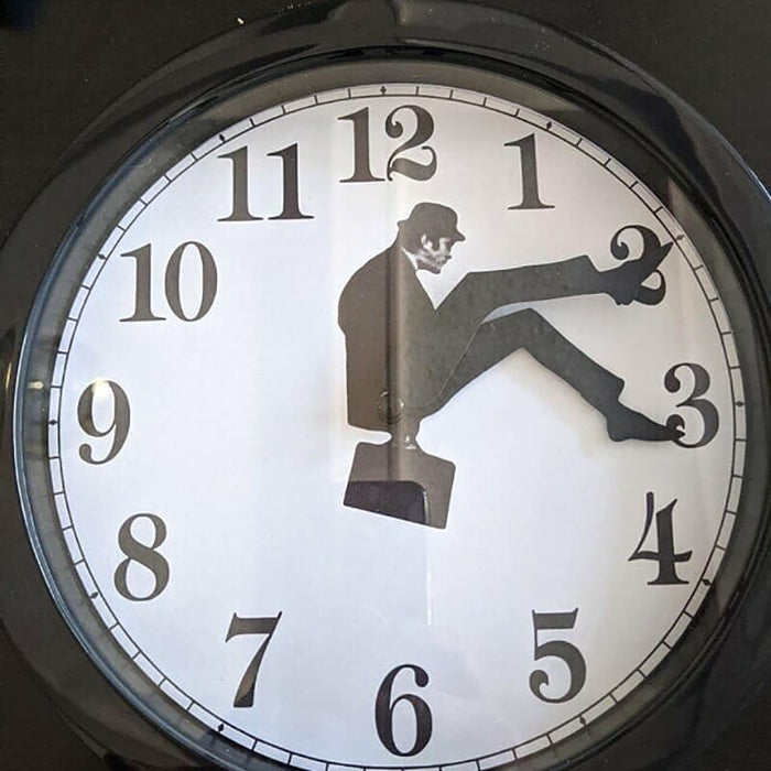 Silly Walk Wall Clock