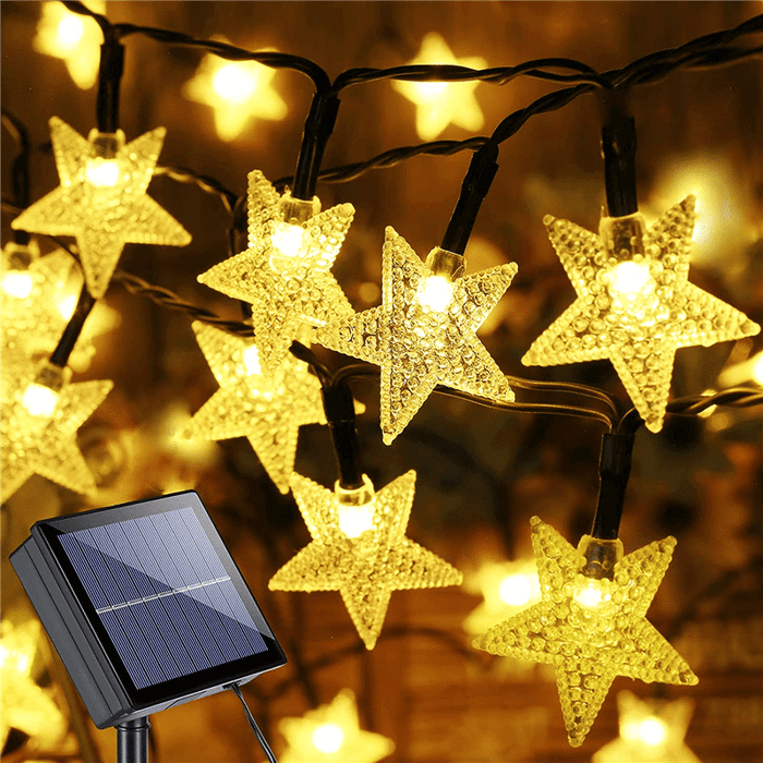 Solar Powered Led Outdoor String Lights