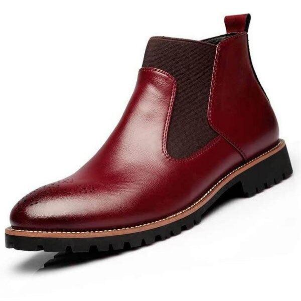 Men's Red Brown Milan Boot