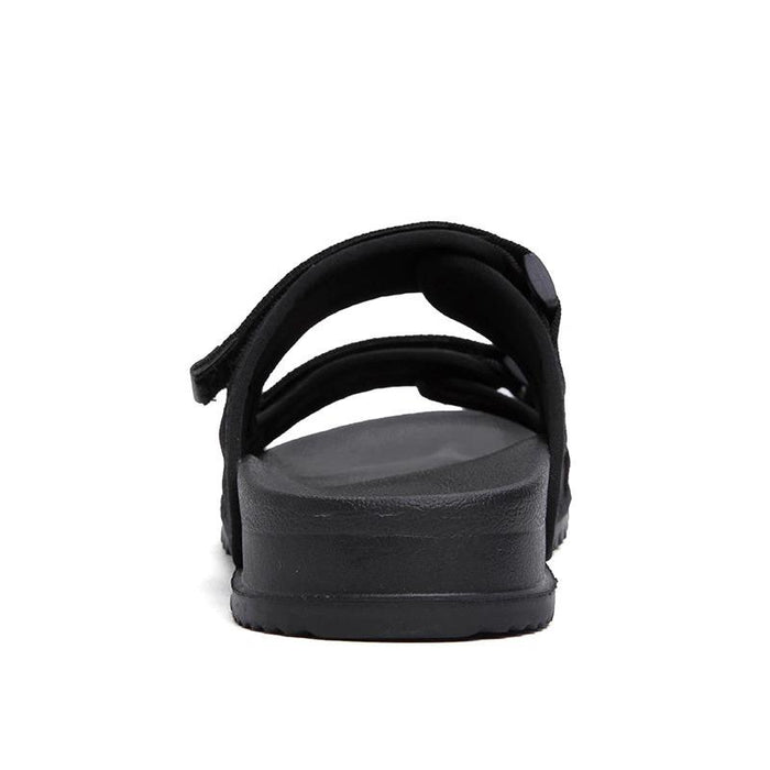 Men's Black Double Strap Street Sandal