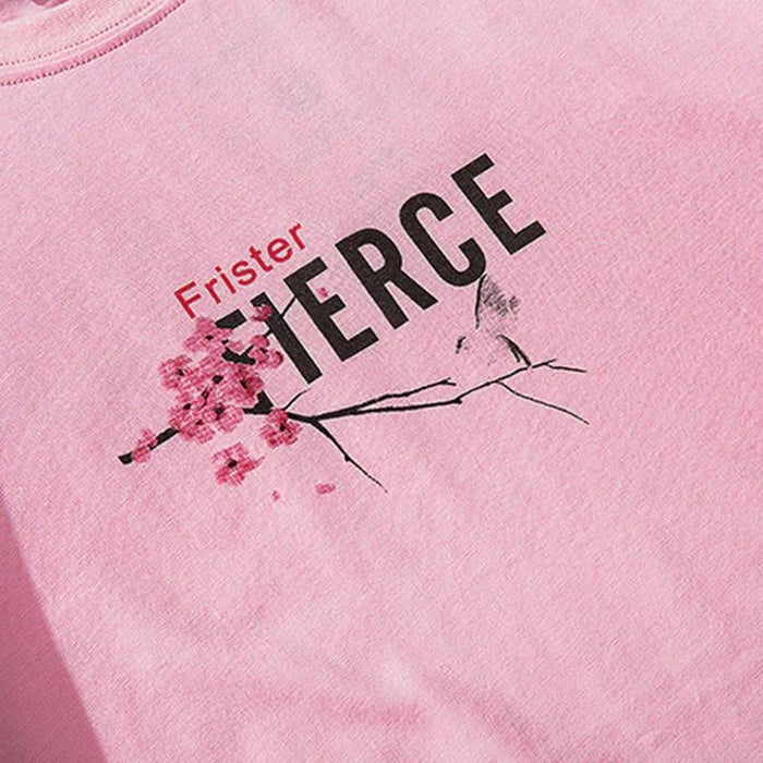 Pink Cherry Blossoms Men's Japanese Tee