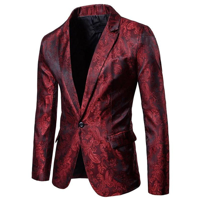 Men's Maroon Hefner Blazer