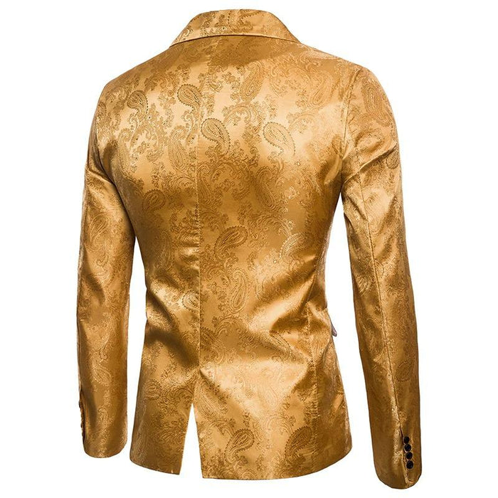 Men's Gold Hefner Blazer