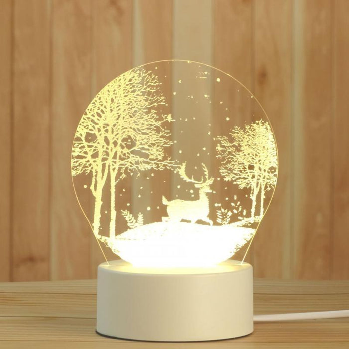 Deer Globe 3D Lighting