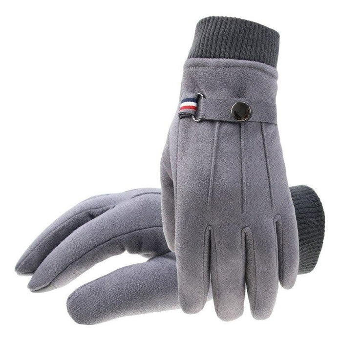 Grey Winter Work Gloves