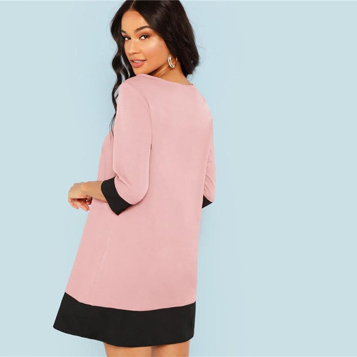 Natalia Mini Dress - Blush