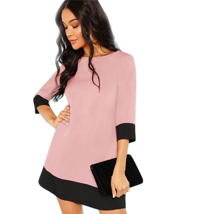 Natalia Mini Dress - Blush