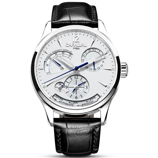 Edward Mechanical Watch - Silver White