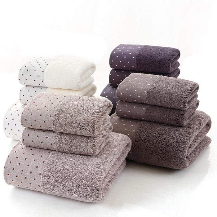 Dark Brown Premium Cotton Towel Set