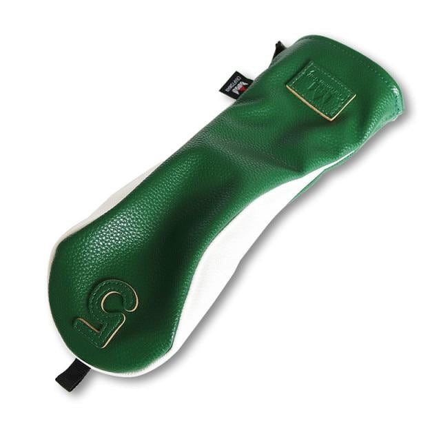 Reginald Golf Green Machine Woods Clubhead Covers Three-Quarters Set (One Driver, One Fairway Wood, One Hybrid)