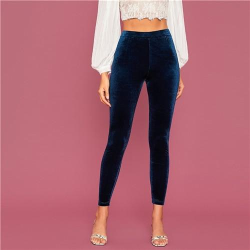 Chana Navy Leggings