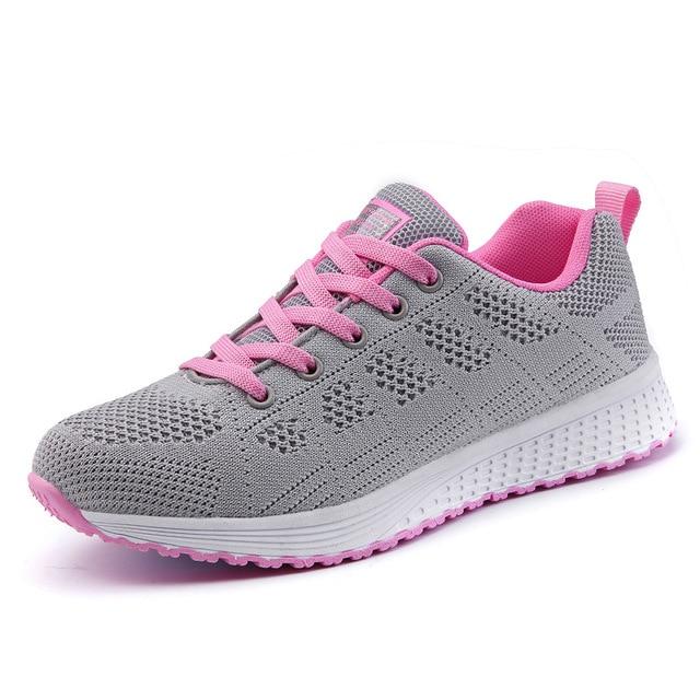 Neveah Athletic Sneakers - Gray