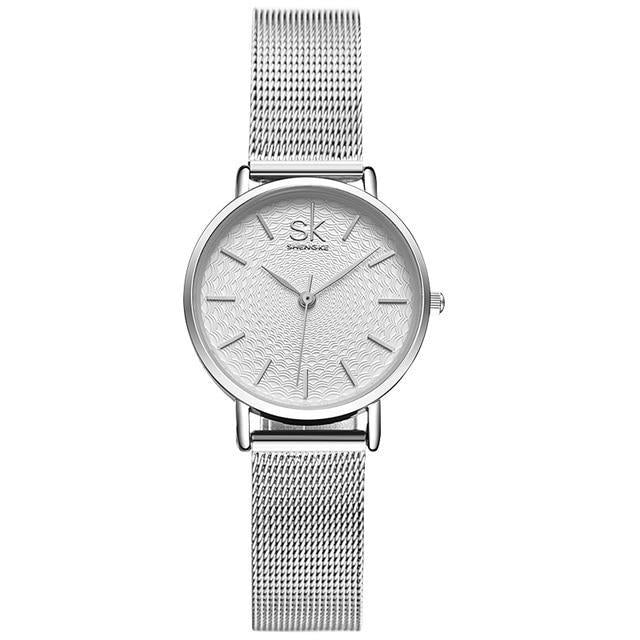 Selene Kaye Watch - Silver/White