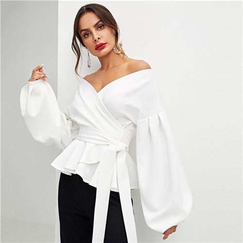 Sylvie Shoulderless Blouse