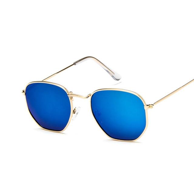 Vesper Sunglasses - Gold Ocean