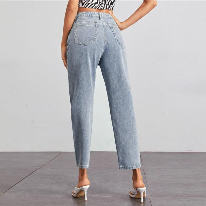 Charli Boyfriend Jeans - Gray