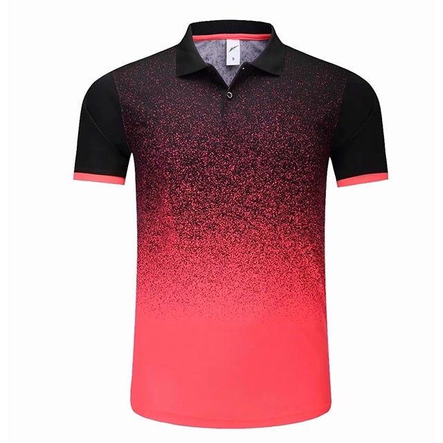 Reginald Golf High-Performance Speck Shirt (Coral)