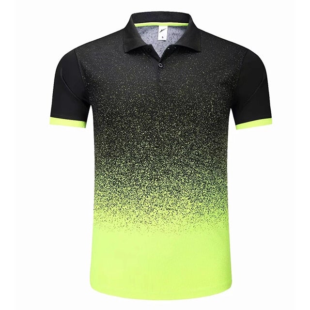 Reginald Golf High-Performance Speck Shirt (Lime)