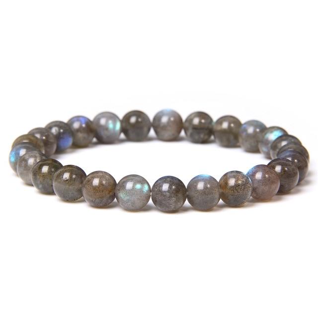 Seashell Bracelet-labradorite