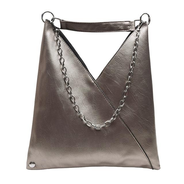 Miriam Handbag - Metallic Silver