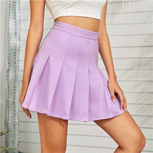 Penny Pleated Mini Skirt