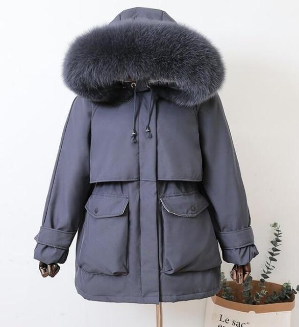 Fur Hooded Winter Jacket