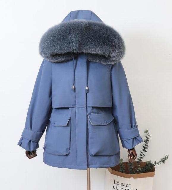 Fur Hooded Winter Jacket