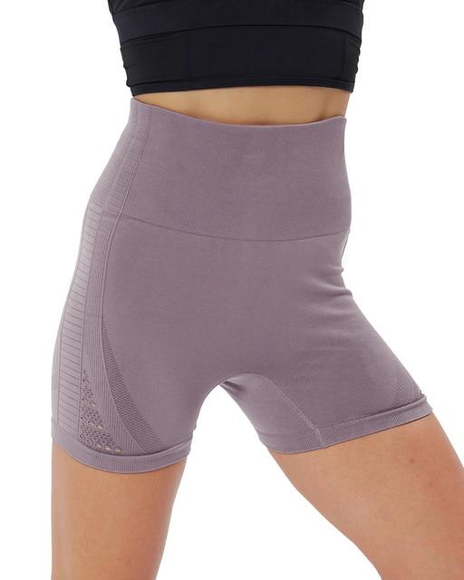 Chaya Athletic Shorts - Purple Gray