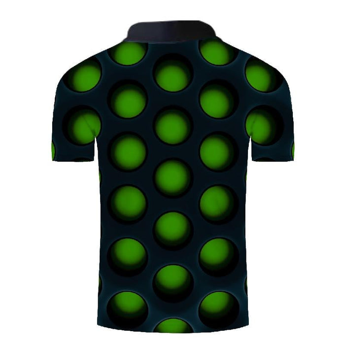 Reginald Golf Cooltech Loud Disco Shirt (Green)