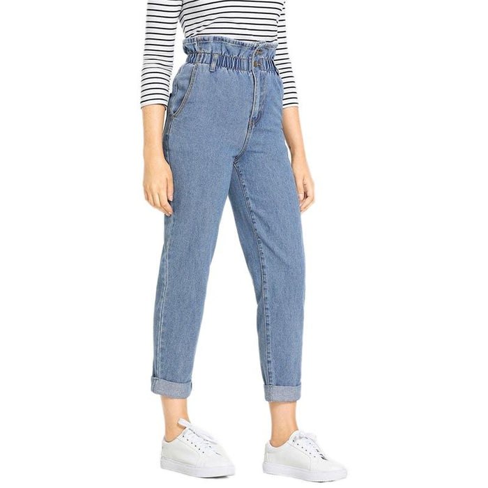 McKinley High Waist Jeans - Light Blue