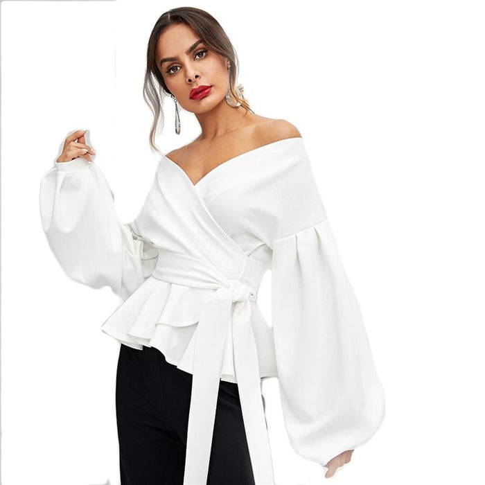 Sylvie Shoulderless Blouse