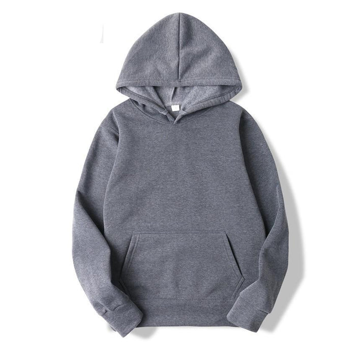 Dark Grey Canvas Hoodie