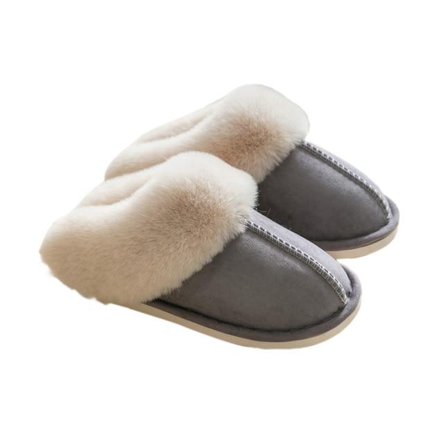 Francesca Slippers - Light Gray