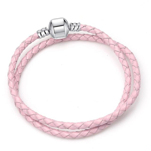 Double Eternity Bracelet - Pink