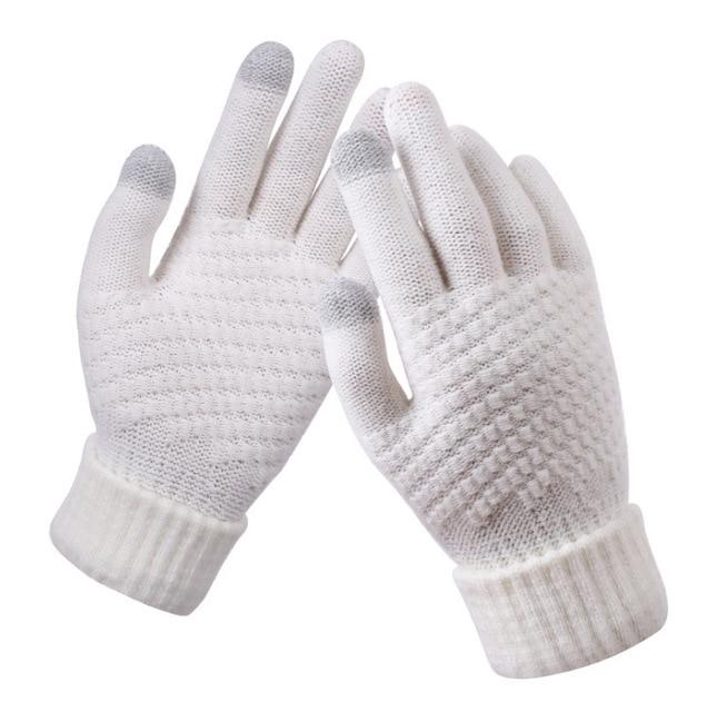 Hearth Touchscreen Gloves - White