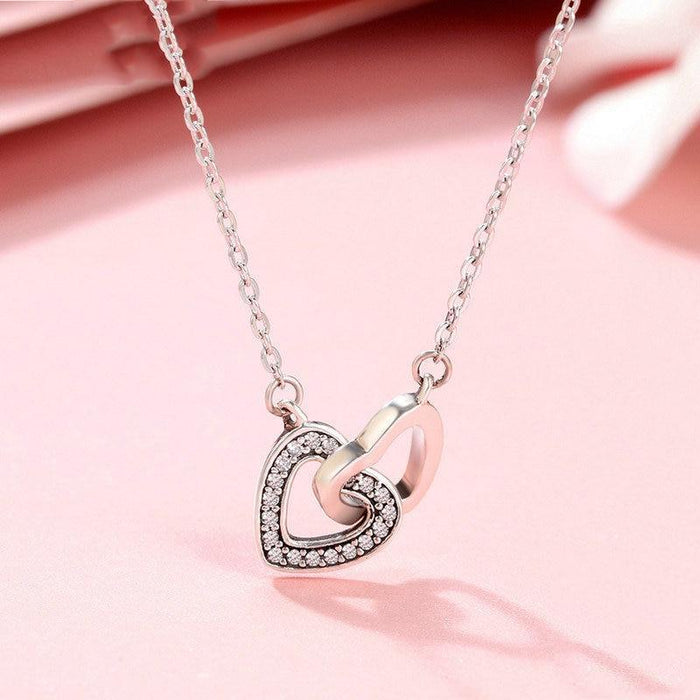 Intertwined Hearts Necklace