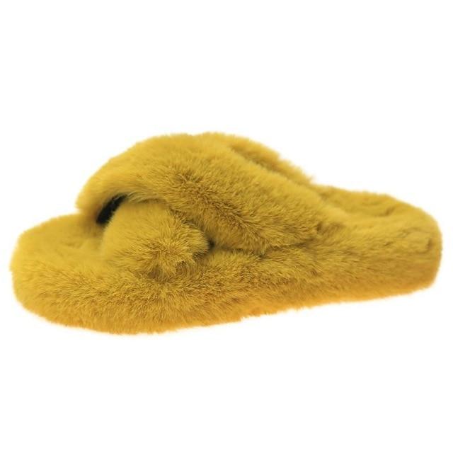 Eloise Slippers - Chartreuse