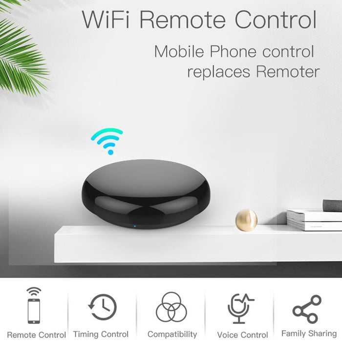 Universal IR Smart Remote Adapter (Compatible with Alexa and Google Voice)