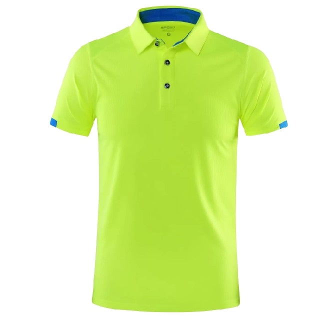 Reginald Golf High-Performance Shirt (Lime)