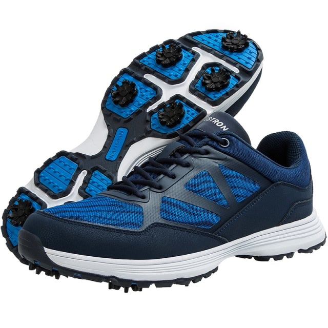 Reginald Golf Spiked Blue Blend Pro Shoes