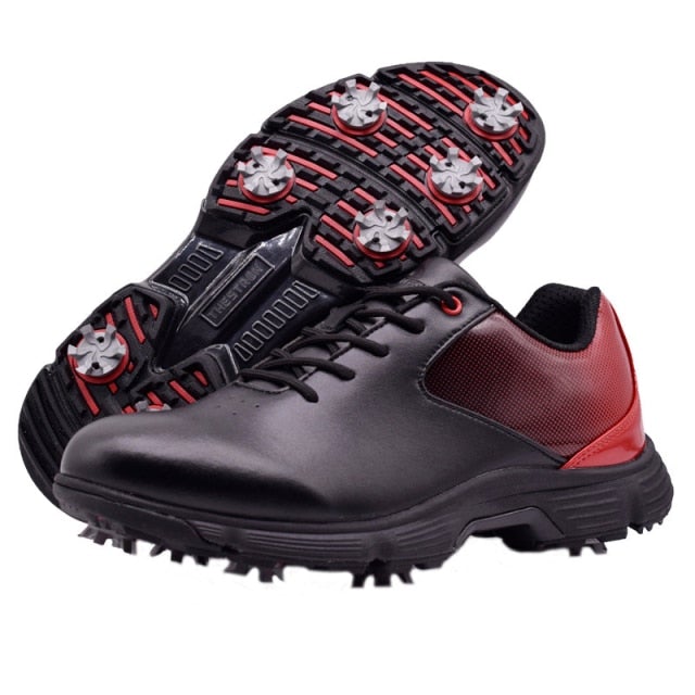 Reginald Golf Spiked Phantom Red Pro Shoes