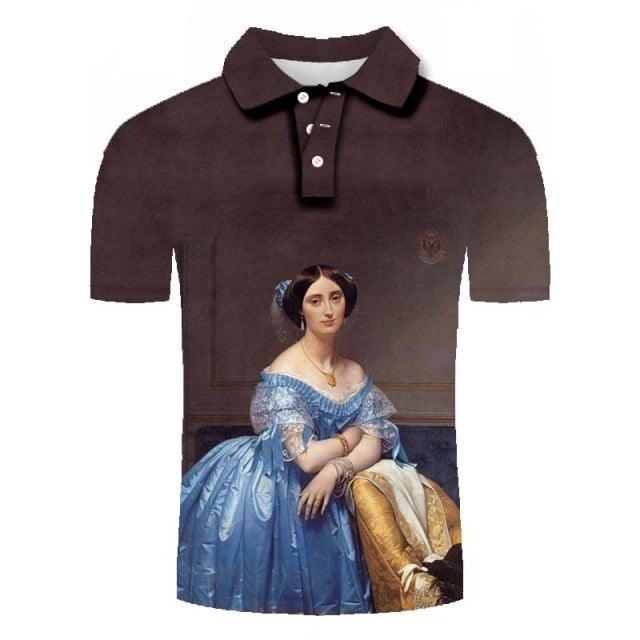 Reginald Golf Cooltech Victorian Loud Shirt (Noblewoman)