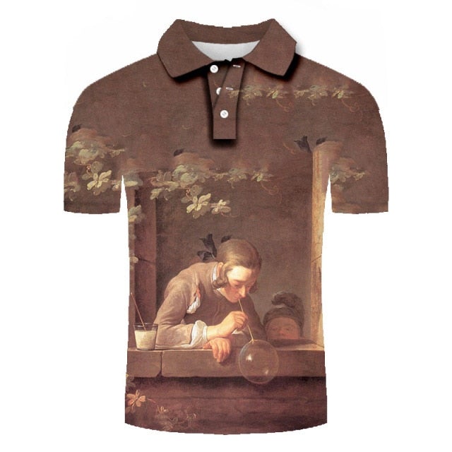 Reginald Golf Cooltech Victorian Loud Shirt (Curiosity)