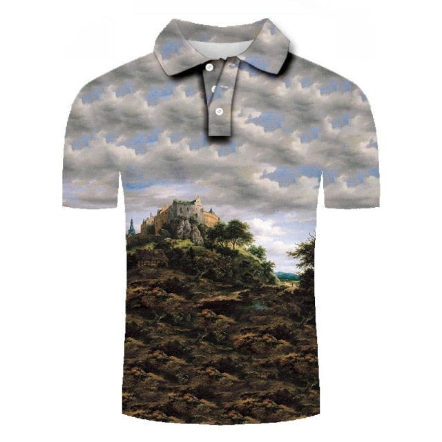 Reginald Golf Cooltech Victorian Loud Shirt (Palace)